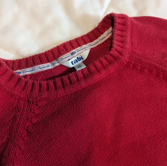 Red Knit Sweater - Picture 6 of 7